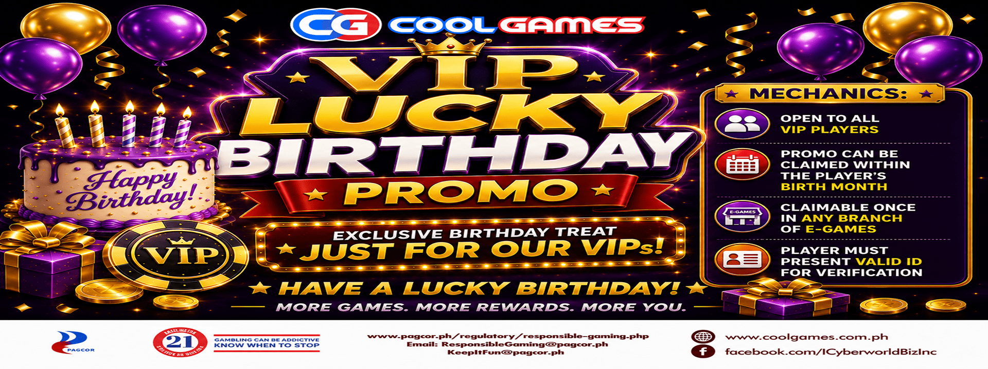 Vip Lucky Birthday Treat Ebingo