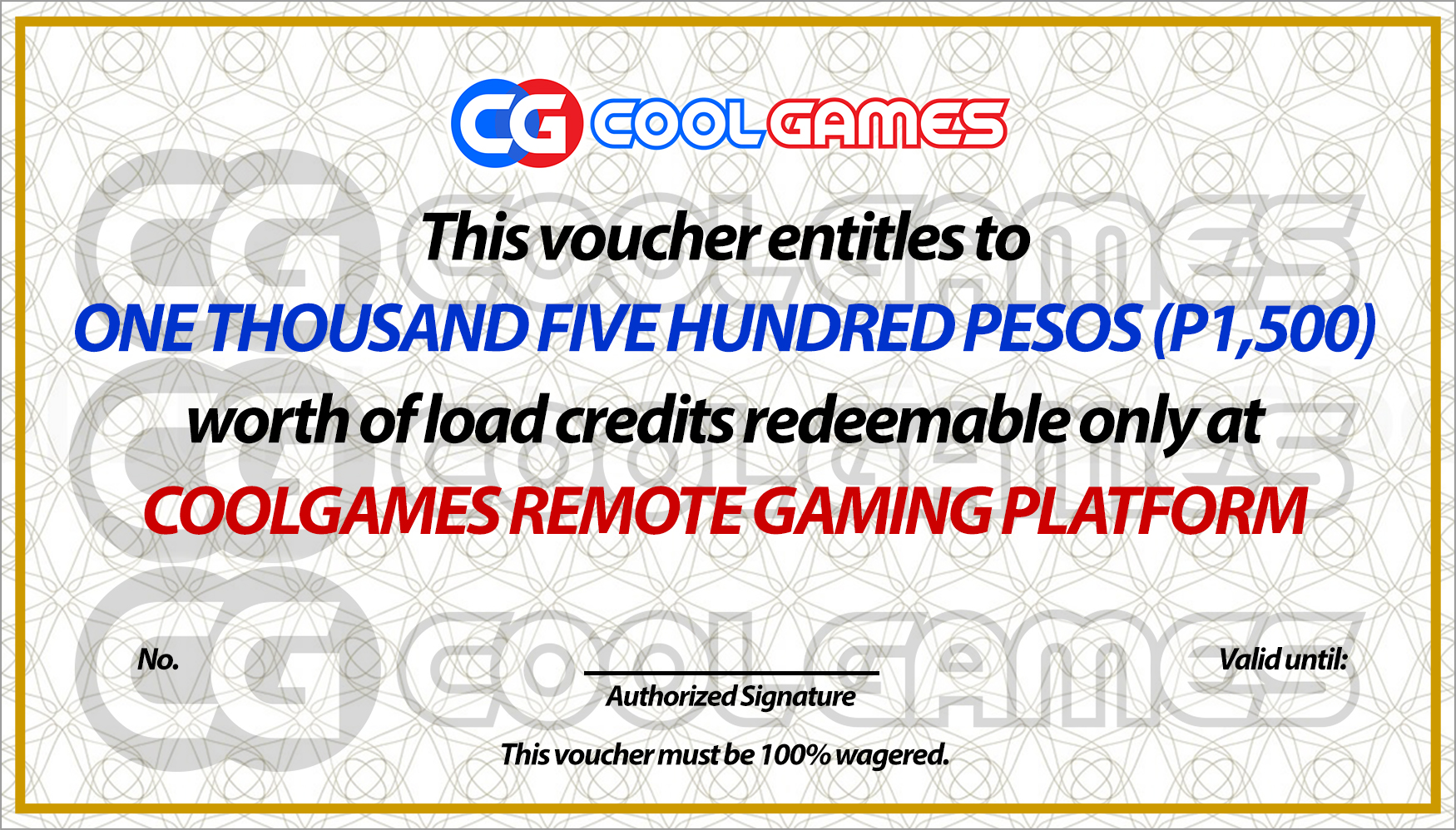 1,500 Load Voucher