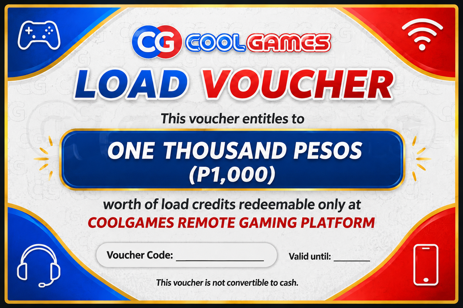 1,000 Load Voucher